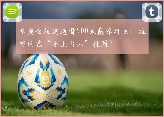 冬奥会短道速滑500米巅峰对决:谁将问鼎“冰上飞人”桂冠?